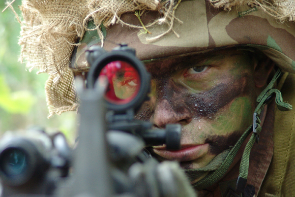 Camo Face Paint