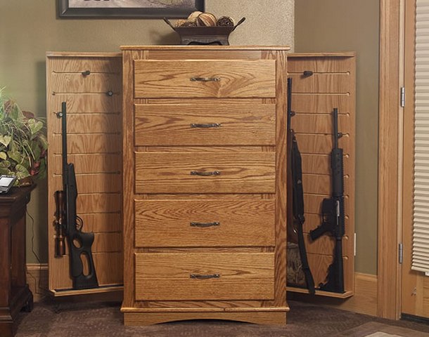 Homemade Gun Safe Plans How to build a secret gun safe