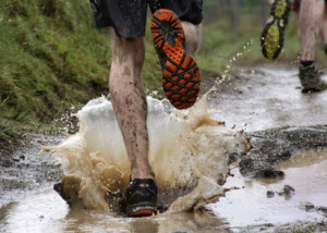 Trail Running in the Mud